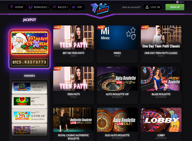 7Bit Casino Live Casino