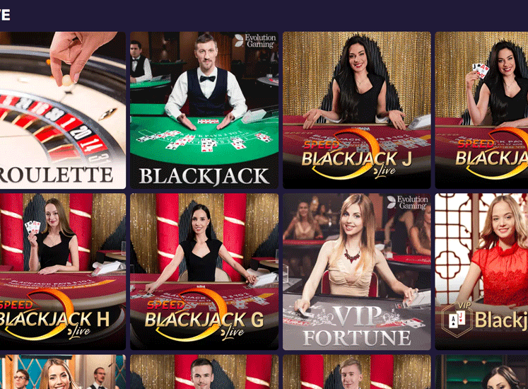 Bitcoin.Casino.io Live Section