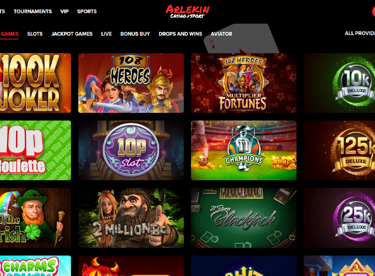 Arlekin Casino Games