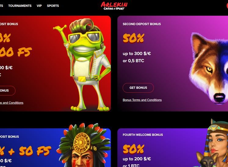 Arlekin Casino Promotions