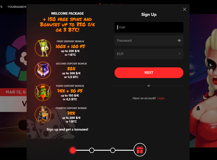 Arlekin Casino Registration