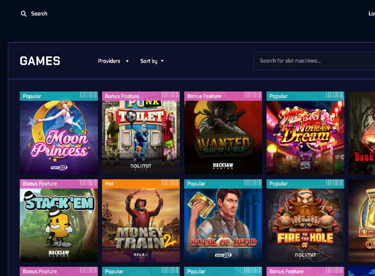 JustBit.io Casino Games
