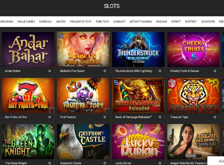 Melbet Casino Slots