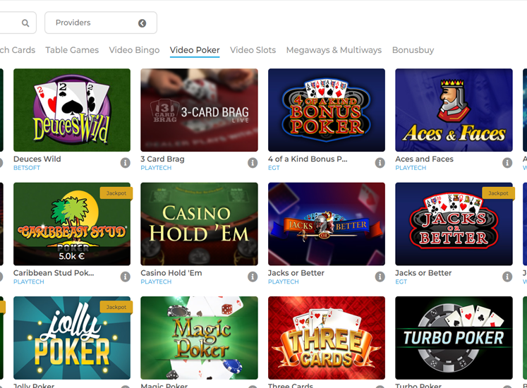 Wolfy Casino Live Casino