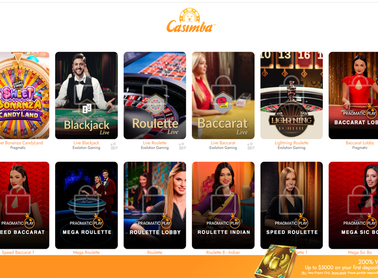 Casimbo Casino Live Casino