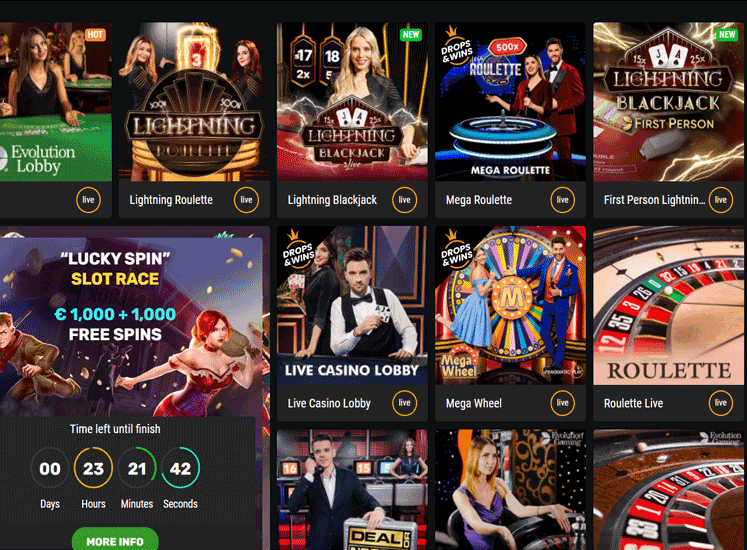 Betamo Casino Live Casino