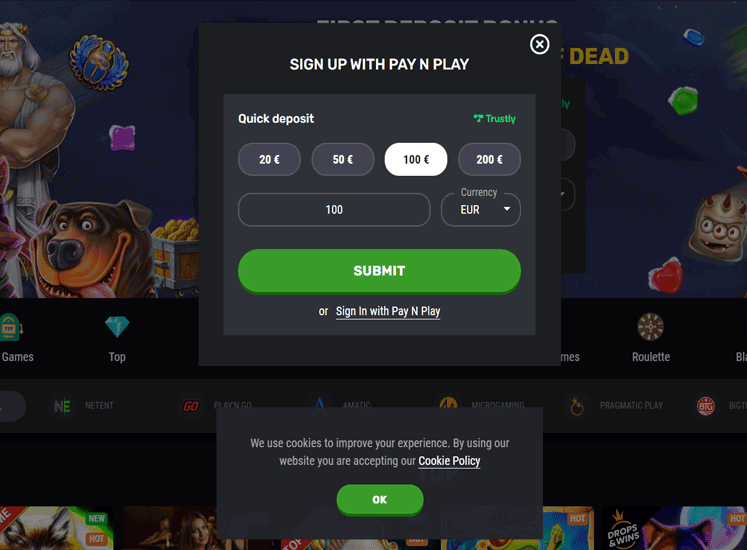 Betamo Casino Registration