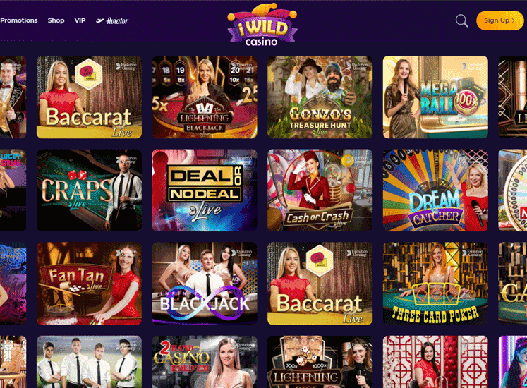 iWild Casino Live Casino