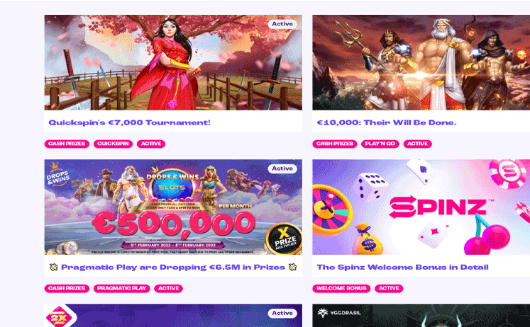 Spinz Casino Promotions