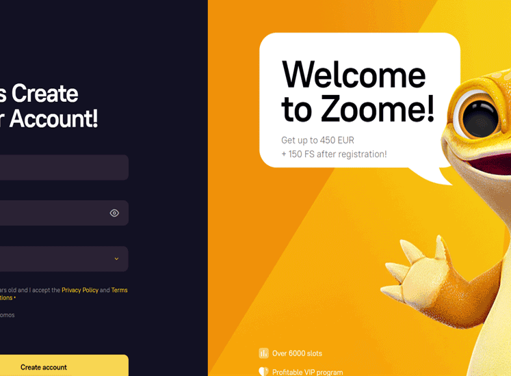 Zoome Casino Registration