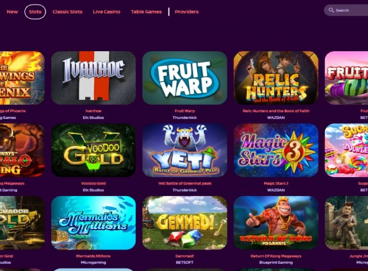 SlotParadise Casino Slots Section