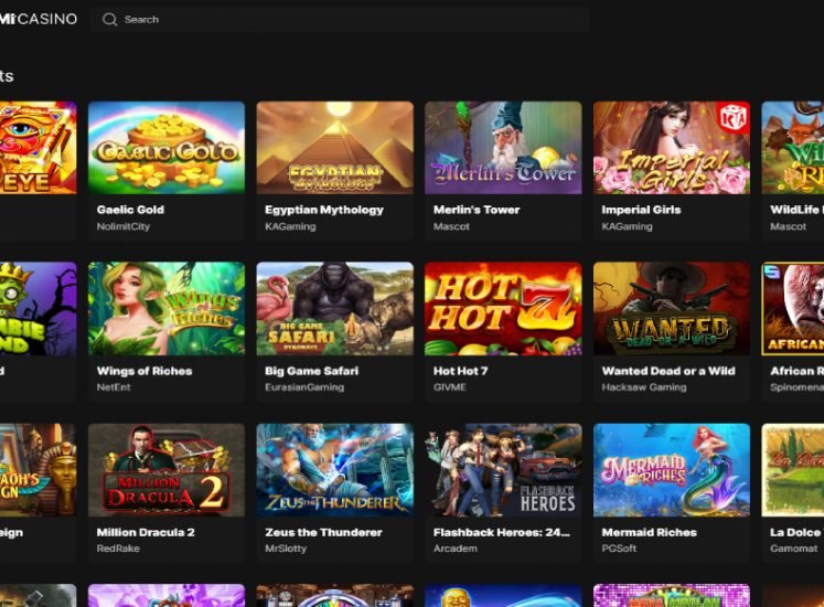 Wagmi Casino Slots Section
