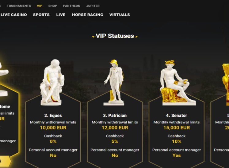 Casinoly Casino Bonuses Section