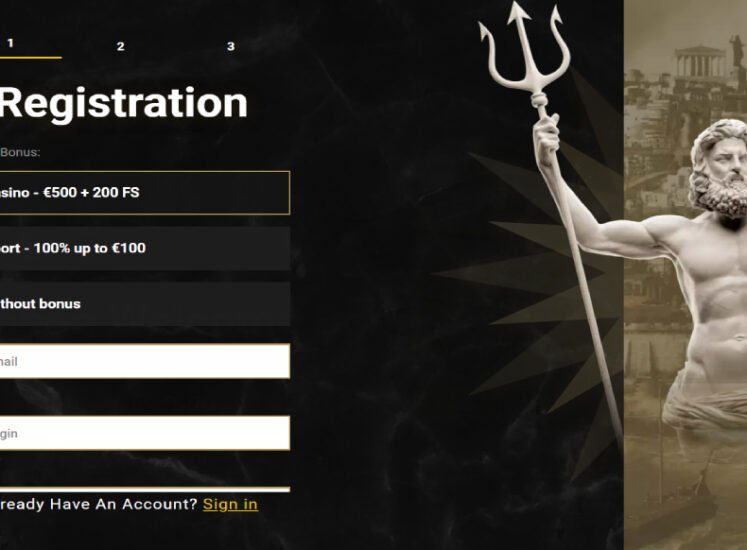 Casinoly Casino Registration Screen