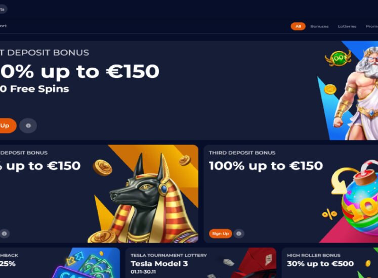 Nine Casino Bonuses Section