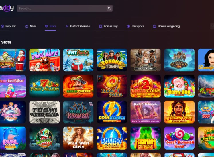 Daddy Casino Slots Section