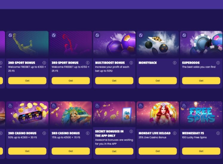 Lala.bet Casino Bonuses Section