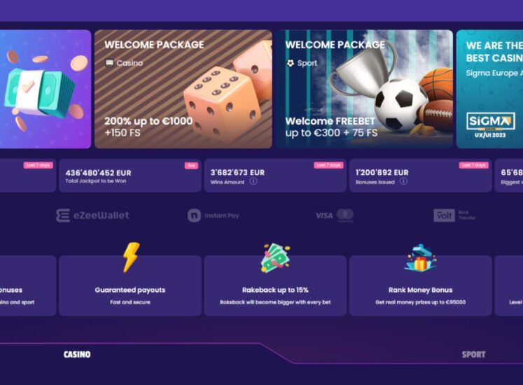 Lala.bet Casino Home Page Screen