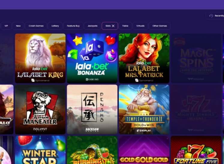 Lala.bet Casino Slots Section