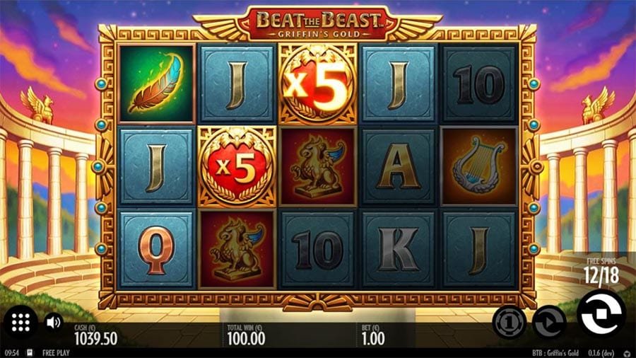 Beat the Beast – Griffins Gold Slot Symbols