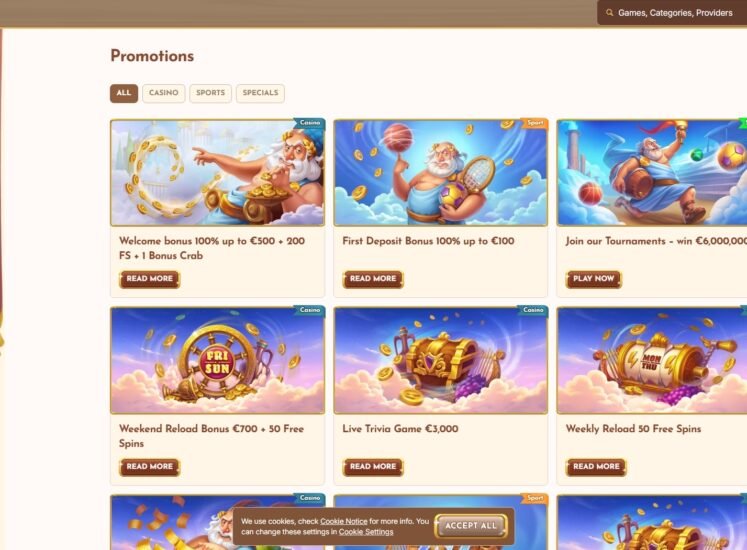 BetHall Casino Promotions & Bonuses
