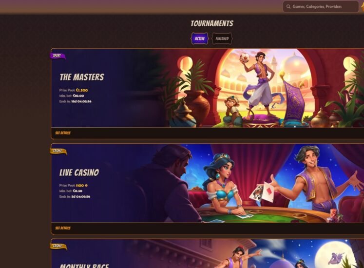 Abuking Tournaments Page