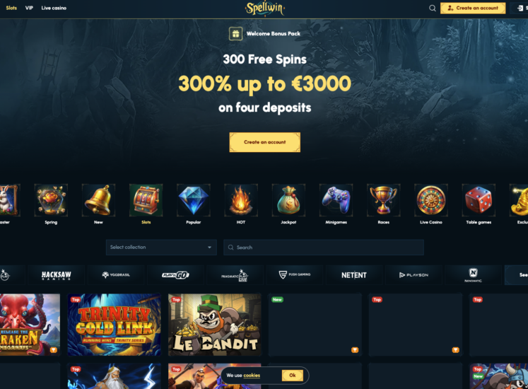 Spellwin Slots Page