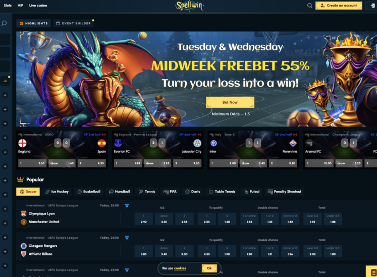 Spellwin Sports Page